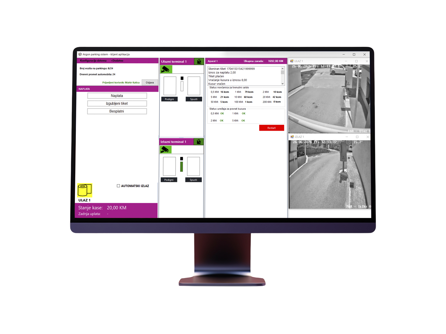 Parking desktop aplikacija